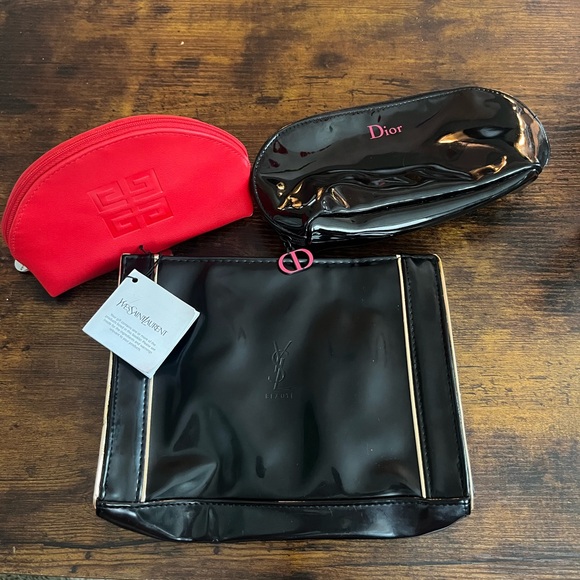 Handbags - Dior, YSL, Givenchy Cosmetic Bags Set
